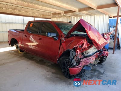 Czwarte zdjęcie samochodu z boku: 2025 CHEVROLET SILVERADO K1500 RST VIN:1GCUKEED4SZ315953 - miniatura