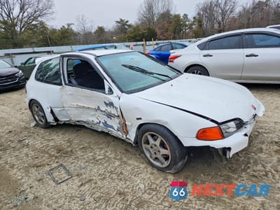 Czwarte zdjęcie samochodu z boku: 1993 HONDA CIVIC DX VIN:2HGEH2461PH516979 - miniatura