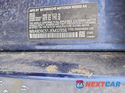 Zdjęcie 13 z 13 samochodu: 2018 BMW 330 XI VIN:WBA8D9C51JEM32956 - miniatura