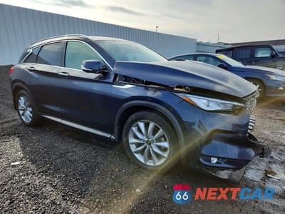 Czwarte zdjęcie samochodu z boku: 2022 INFINITI QX50 ESSENTIAL VIN:3PCAJ5CB4NF111235 - miniatura