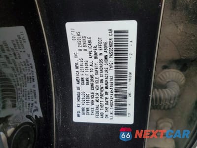 Zdjęcie 12 z 12 samochodu: 2017 HONDA ACCORD SPORT VIN:1HGCR2F55HA168192 - miniatura