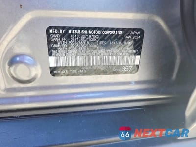 Zdjęcie 14 z 14 samochodu: 2024 MITSUBISHI OUTLANDER SPORT S/SE VIN:JA4ARUAU4RU008072 - miniatura