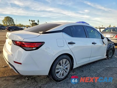 Trzecie zdjęcie samochodu z tyłu: 2022 NISSAN SENTRA S VIN:3N1AB8BV7NY281946 - miniatura