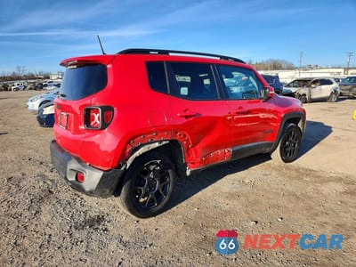 Trzecie zdjęcie samochodu z tyłu: 2019 JEEP RENEGADE LATITUDE VIN:ZACNJBBB0KPK35120 - miniatura