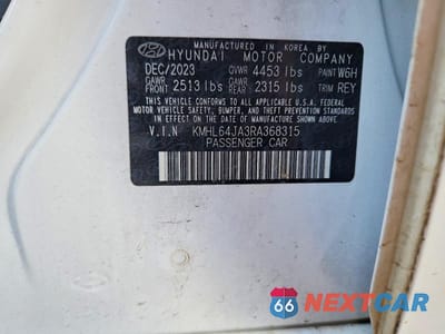 Zdjęcie 12 z 12 samochodu: 2024 HYUNDAI SONATA SEL VIN:KMHL64JA3RA368315 - miniatura