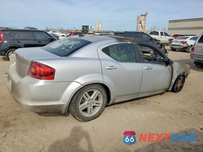 Trzecie zdjęcie samochodu z tyłu: 2012 DODGE AVENGER SXT VIN:1C3CDZCB3CN158945 - miniatura