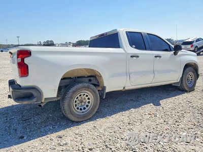 Trzecie zdjęcie samochodu z tyłu: 2021 CHEVROLET SILVERADO C1500 VIN:1GCRWAEF8MZ338448 - miniatura