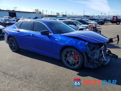 Czwarte zdjęcie samochodu z boku: 2022 ACURA TLX TYPE S VIN:19UUB7F90NA002084 - miniatura
