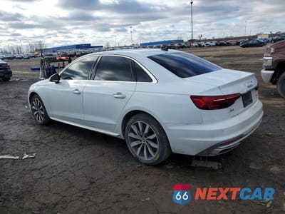 Drugie zdjęcie samochodu z przodu: 2021 AUDI A4 PREMIUM 40 VIN:WAUABAF46MA035850 - miniatura