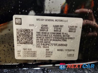 Zdjęcie 13 z 14 samochodu: 2026 GMC SIERRA K2500 AT4 VIN:1GT4UPE77TF160043 - miniatura