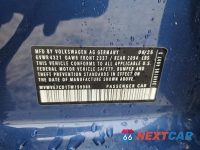 Zdjęcie 12 z 13 samochodu: 2026 VOLKSWAGEN GTI AUTOBAHN VIN:WVWVE7CD1TW159965 - miniatura