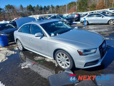 Czwarte zdjęcie samochodu z boku: 2014 AUDI A4 PREMIUM VIN:WAUBFAFL4EN033668 - miniatura