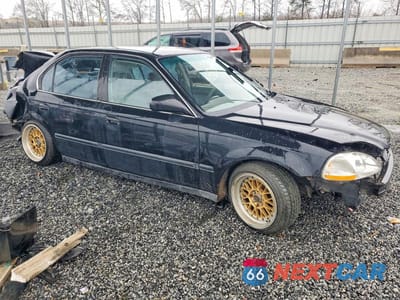 Czwarte zdjęcie samochodu z boku: 1998 HONDA CIVIC LX VIN:1HGEJ6678WL056576 - miniatura