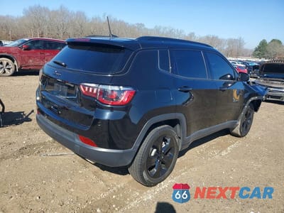 Trzecie zdjęcie samochodu z tyłu: 2021 JEEP COMPASS LATITUDE VIN:3C4NJDBBXMT599569 - miniatura