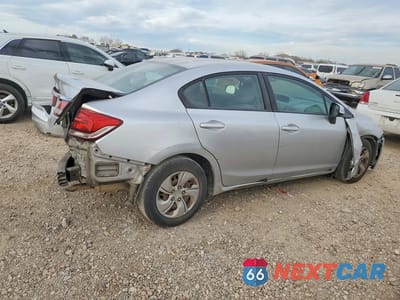 Trzecie zdjęcie samochodu z tyłu: 2013 HONDA CIVIC LX VIN:2HGFB2F59DH562565 - miniatura