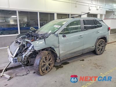 2022 TOYOTA RAV4 HYBRID XLE PREMIUM JTMB6RFV9ND074080 - główne zdjęcie licytacji z USA - miniatura