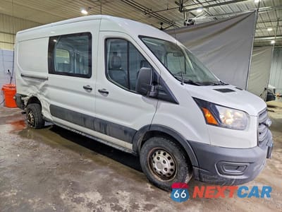 Czwarte zdjęcie samochodu z boku: 2020 FORD TRANSIT 250 DELIVERY VAN VIN:1FTBR2C89LKA90916 - miniatura