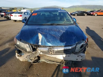 Piąte zdjęcie samochodu w środku: 2012 HONDA CIVIC EXL VIN:2HGFB2F93CH567259 - miniatura