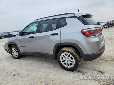 Drugie zdjęcie samochodu z przodu: 2018 JEEP COMPASS SPORT VIN:3C4NJCAB2JT123906 - miniatura