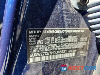 Zdjęcie 13 z 13 samochodu: 2017 BMW X3 SDRIVE28I VIN:5UXWZ7C57H0U46821 - miniatura