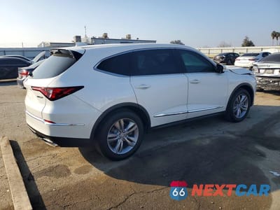 Trzecie zdjęcie samochodu z tyłu: 2023 ACURA MDX VIN:5J8YD9H34PL003066 - miniatura