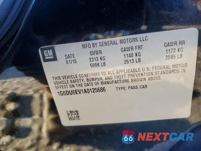 Zdjęcie 12 z 12 samochodu: 2010 CADILLAC STS VIN:1G6DU6EV1A0125686 - miniatura