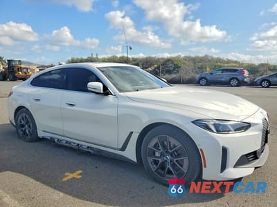 Czwarte zdjęcie samochodu z boku: 2025 BMW I4 EDRIVE 40 VIN:WBY23HD09SFU44999 - miniatura