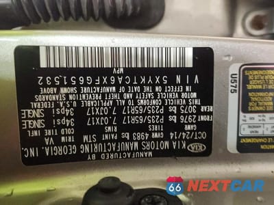 Zdjęcie 13 z 13 samochodu: 2015 KIA SORENTO LX VIN:5XYKTCA6XFG651532 - miniatura
