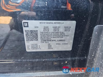 Zdjęcie 13 z 14 samochodu: 2020 CHEVROLET TRAVERSE LT VIN:1GNERHKWXLJ186633 - miniatura