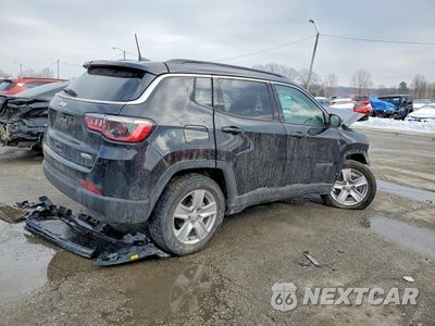 Trzecie zdjęcie samochodu z tyłu: 2022 JEEP COMPASS LATITUDE VIN:3C4NJDBB8NT233577 - miniatura