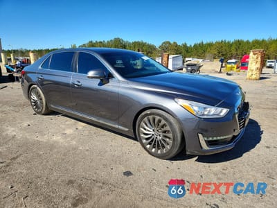 Czwarte zdjęcie samochodu z boku: 2019 GENESIS G90 PREMIUM VIN:KMHG34JAXKU051274 - miniatura