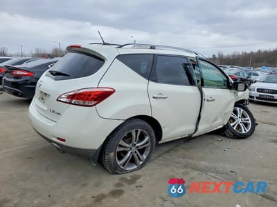 Trzecie zdjęcie samochodu z tyłu: 2011 NISSAN MURANO S VIN:JN8AZ1MW4BW157629 - miniatura