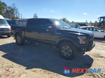 Czwarte zdjęcie samochodu z boku: 2017 FORD F150 SUPERCREW VIN:1FTEW1CP8HKC10316 - miniatura