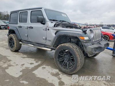 Czwarte zdjęcie samochodu z boku: 2018 JEEP WRANGLER UNLIMITED SPORT VIN:1C4HJXDG6JW229295 - miniatura