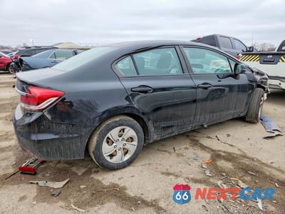 Trzecie zdjęcie samochodu z tyłu: 2013 HONDA CIVIC LX VIN:19XFB2F53DE075596 - miniatura