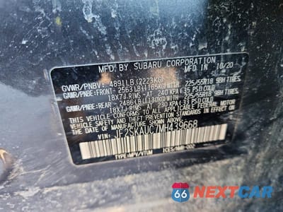 Zdjęcie 12 z 12 samochodu: 2021 SUBARU FORESTER LIMITED VIN:JF2SKAUC7MH439668 - miniatura