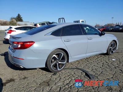 Trzecie zdjęcie samochodu z tyłu: 2021 HONDA ACCORD SPORT SE VIN:1HGCV1F46MA051504 - miniatura