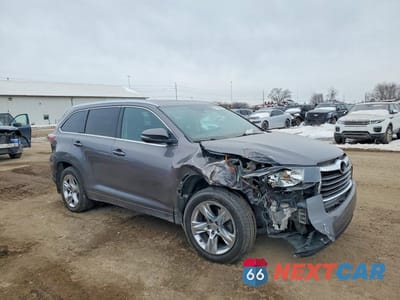 Czwarte zdjęcie samochodu z boku: 2015 TOYOTA HIGHLANDER LIMITED PLATINUM VIN:5TDDKRFH5FS177906 - miniatura