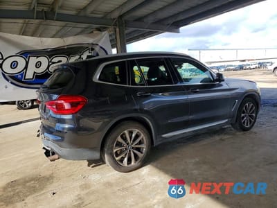 Trzecie zdjęcie samochodu z tyłu: 2019 BMW X3 XDRIVE30I VIN:5UXTR9C59KLE19692 - miniatura