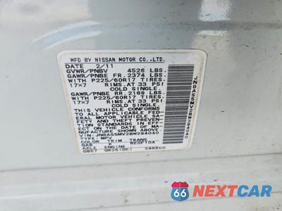 Zdjęcie 14 z 14 samochodu: 2011 NISSAN ROGUE S VIN:JN8AS5MV2BW294040 - miniatura