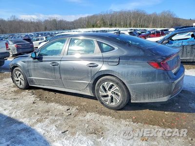 Drugie zdjęcie samochodu z przodu: 2021 HYUNDAI SONATA HYBRID BLUE VIN:KMHL24JJ5MA029379 - miniatura