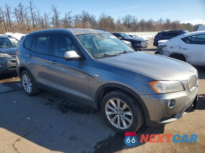 Czwarte zdjęcie samochodu z boku: 2013 BMW X3 XDRIVE28I VIN:5UXWX9C57D0A22103 - miniatura
