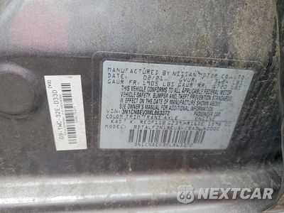 Zdjęcie 12 z 12 samochodu: 2021 NISSAN VERSA SV VIN:3N1CN8EV3ML863372 - miniatura