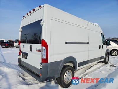 Trzecie zdjęcie samochodu z tyłu: 2016 RAM PROMASTER 2500 DELIVERY VAN VIN:3C6TRVDG7GE103741 - miniatura