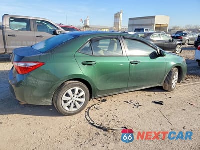 Trzecie zdjęcie samochodu z tyłu: 2016 TOYOTA COROLLA LE VIN:2T1BURHEXGC723243 - miniatura