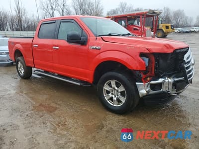 Czwarte zdjęcie samochodu z boku: 2016 FORD F150 SUPERCREW VIN:1FTFW1EF6GFC48482 - miniatura