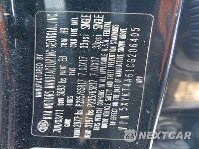 Zdjęcie 13 z 14 samochodu: 2012 KIA SORENTO BASE VIN:5XYKT4A61CG206405 - miniatura