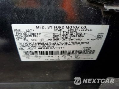 Zdjęcie 14 z 14 samochodu: 2013 FORD EXPLORER LIMITED VIN:1FM5K8F84DGA14357 - miniatura