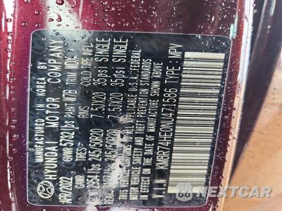 Zdjęcie 14 z 15 samochodu: 2022 HYUNDAI PALISADE CALLIGRAPHY VIN:KM8R74HE0NU471586 - miniatura