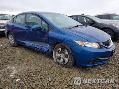 Czwarte zdjęcie samochodu z boku: 2015 HONDA CIVIC LX VIN:19XFB2F55FE270604 - miniatura